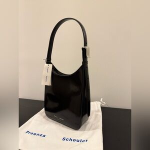 Proenza Schouler Glossy Black Shoulder Bag